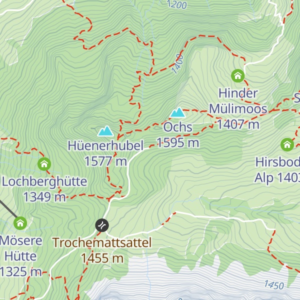 Map of SIPO Hütte