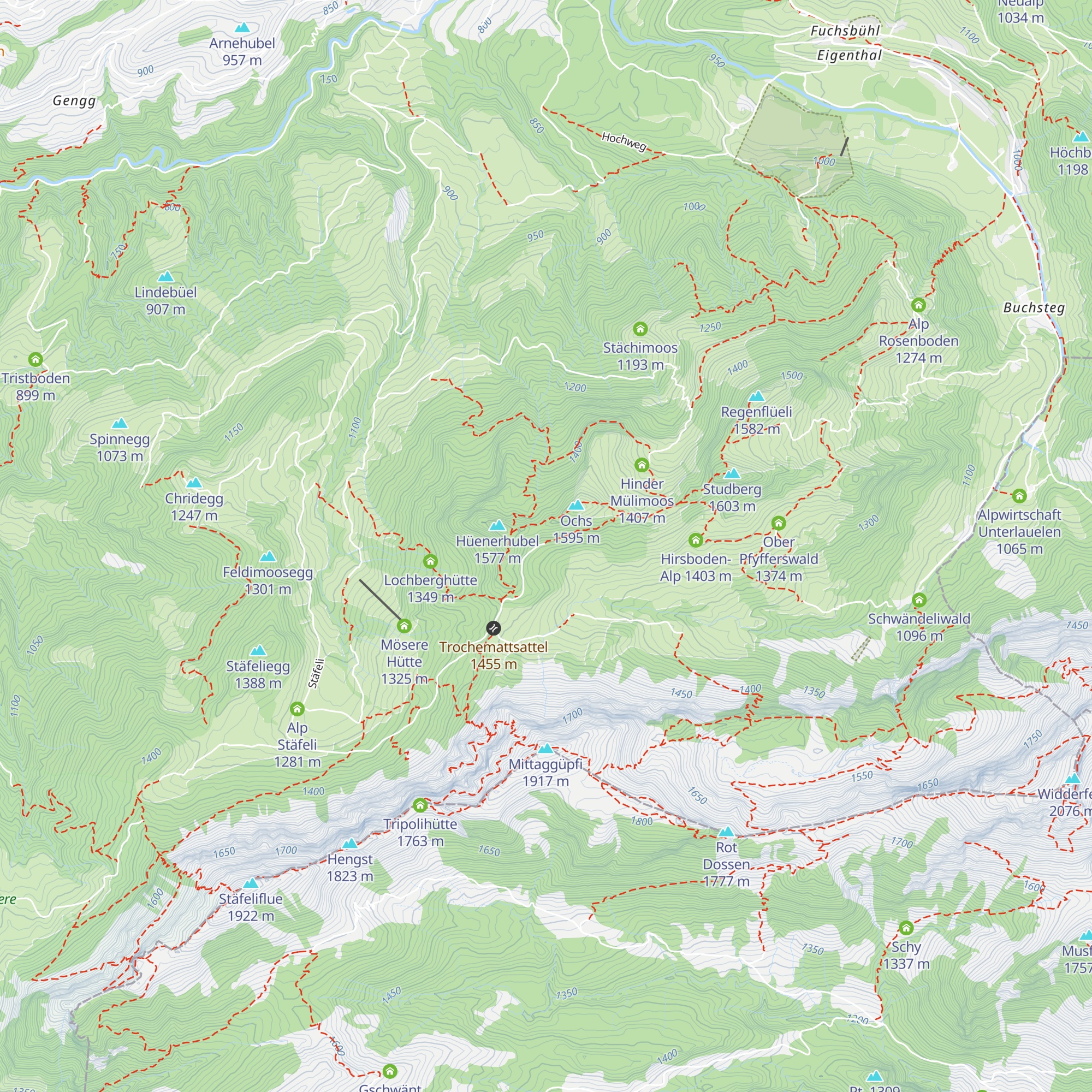 SIPO Hütte map