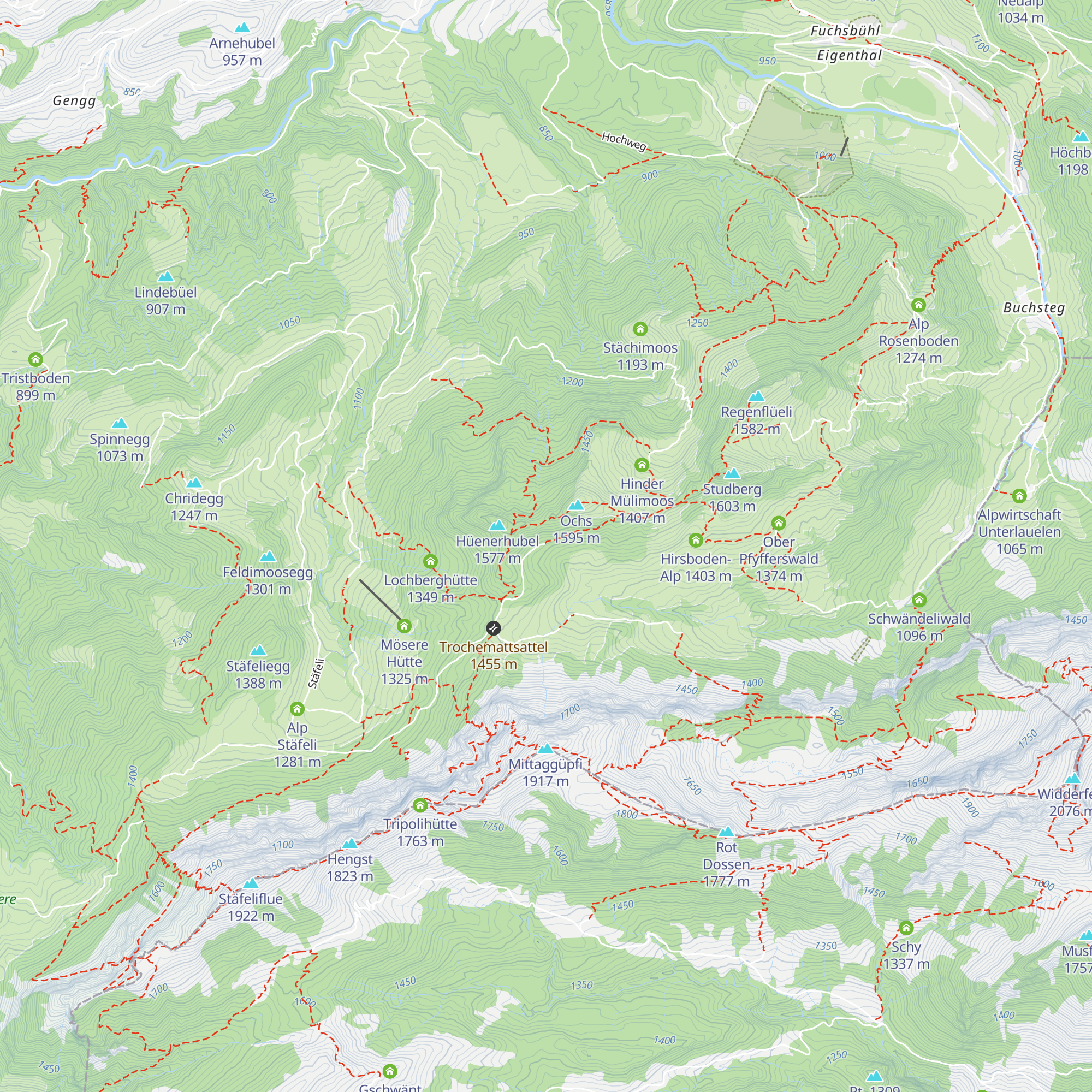 SIPO Hütte map