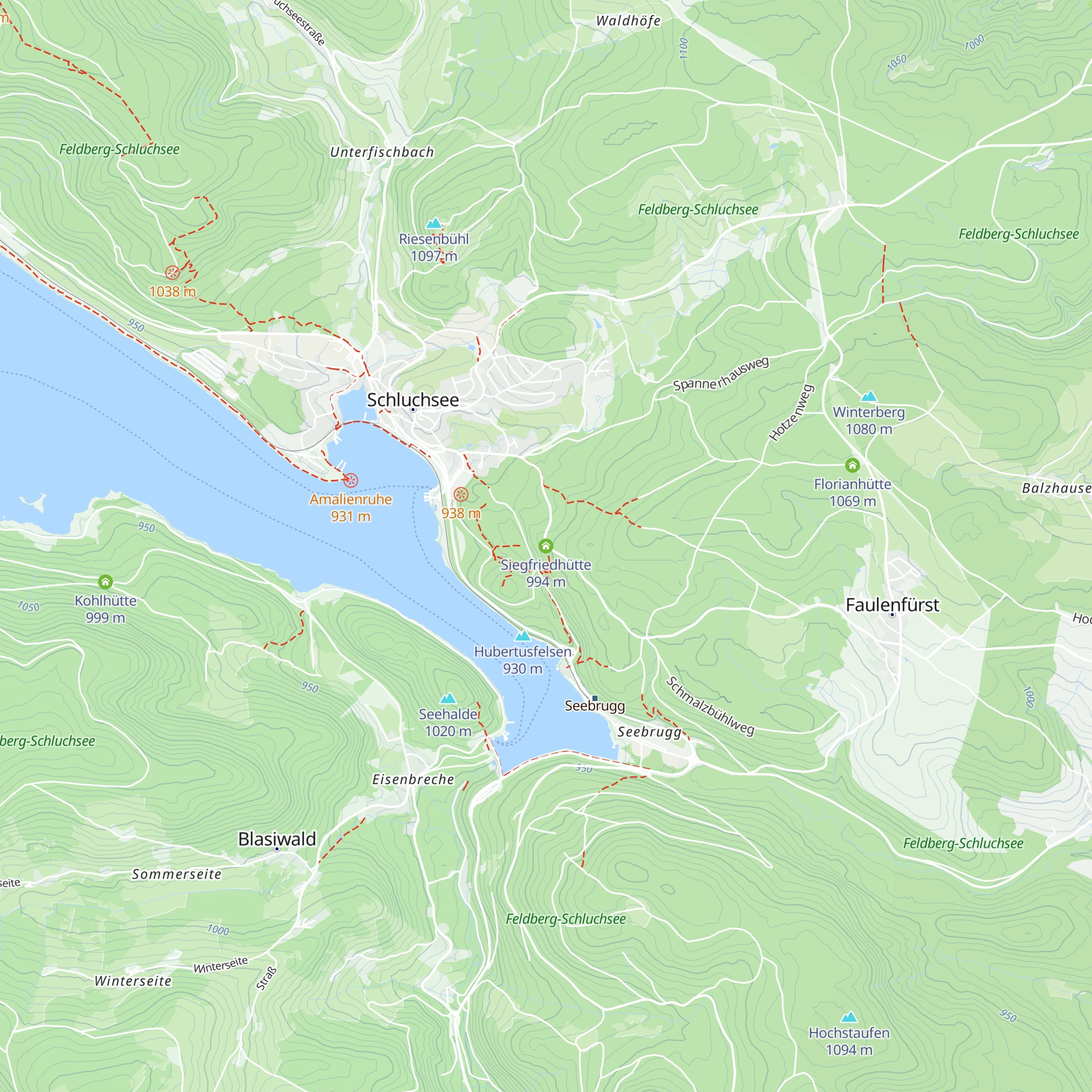 Siegfriedhütte map