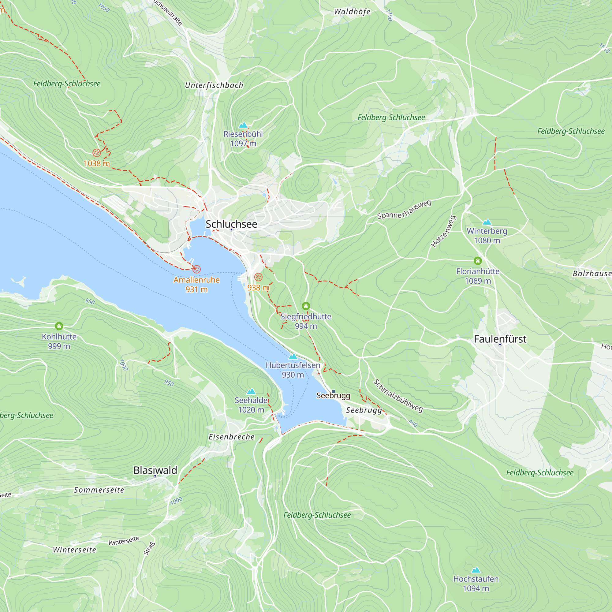 Siegfriedhütte map