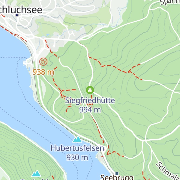 Map of Siegfriedhütte