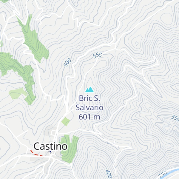 Map of Bric S. Salvario