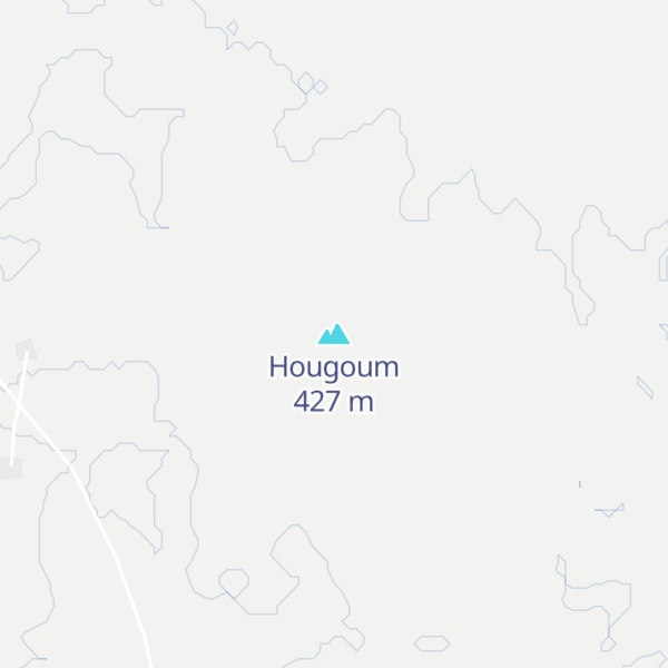 Map of Hougoum