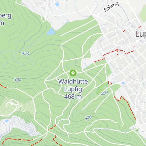 Map of Waldhütte Lupfig