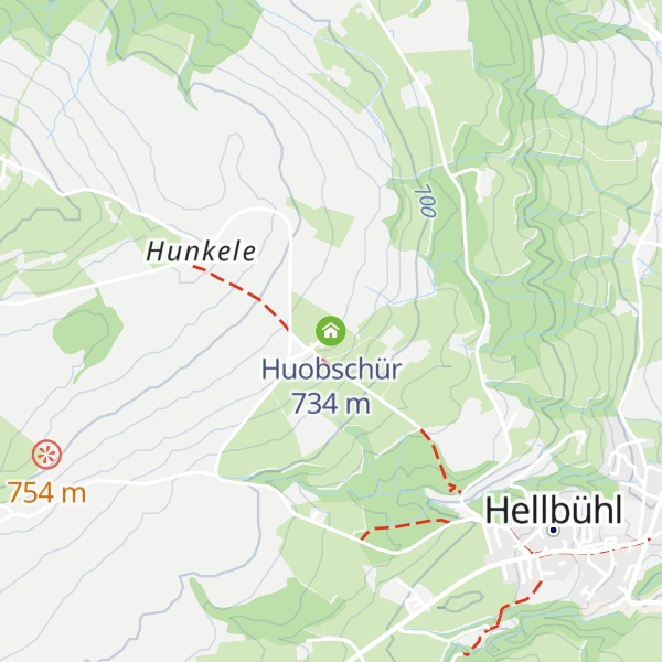 Map of Huobschür
