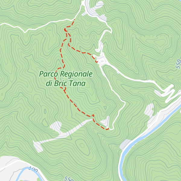 Map of Bric Mongiarda