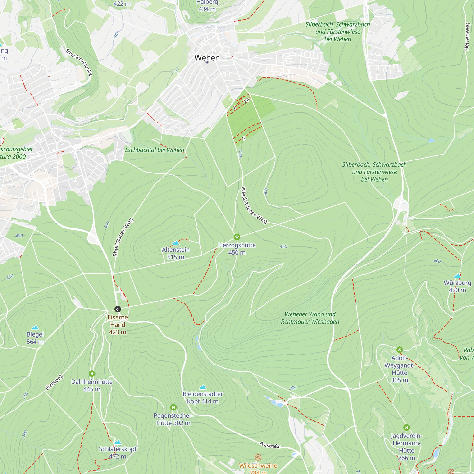 Herzogshütte map