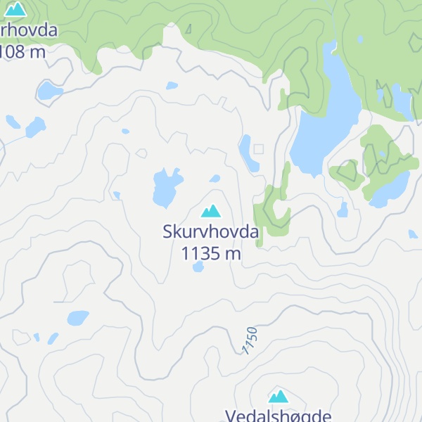 Map of Skurvhovda