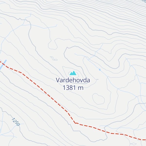 Map of Vardehovda