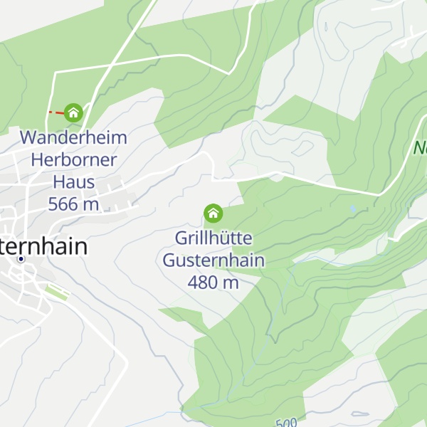 Map of Grillhütte Gusternhain
