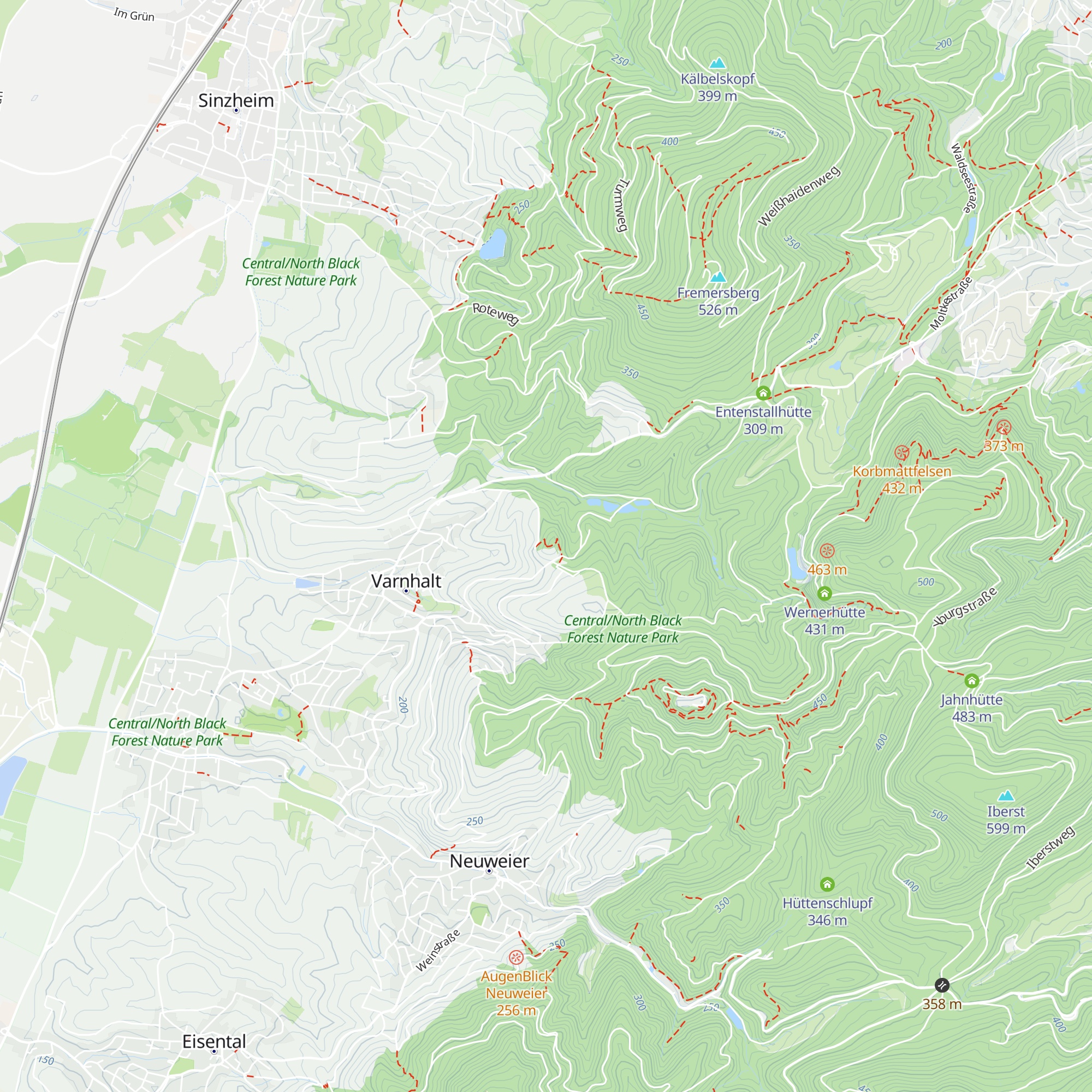Nellenberghütte map
