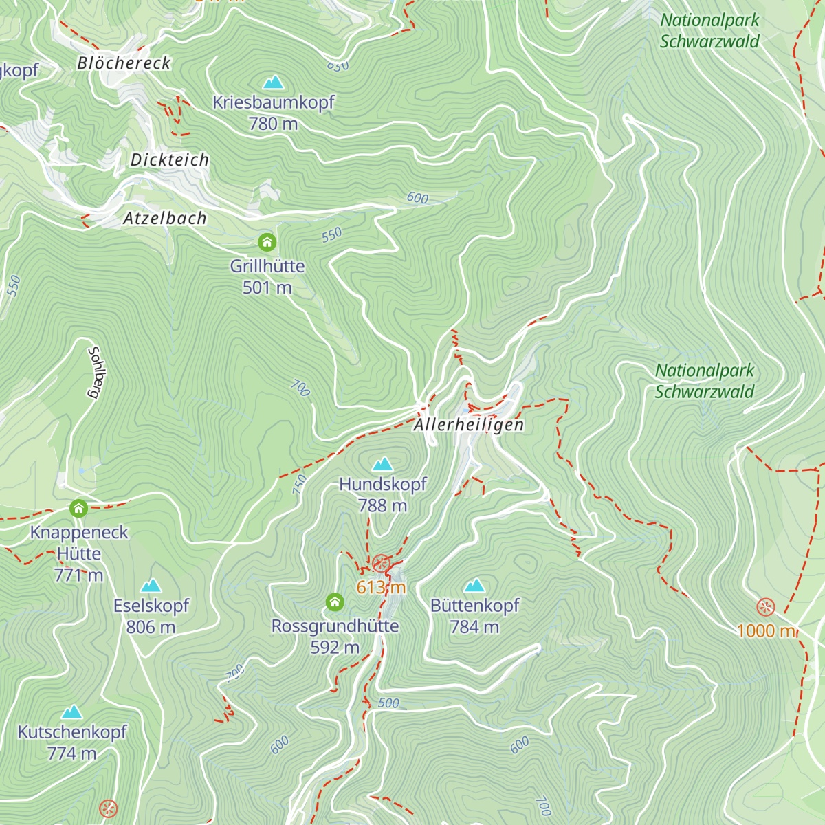 St. Ursula-Hütte map