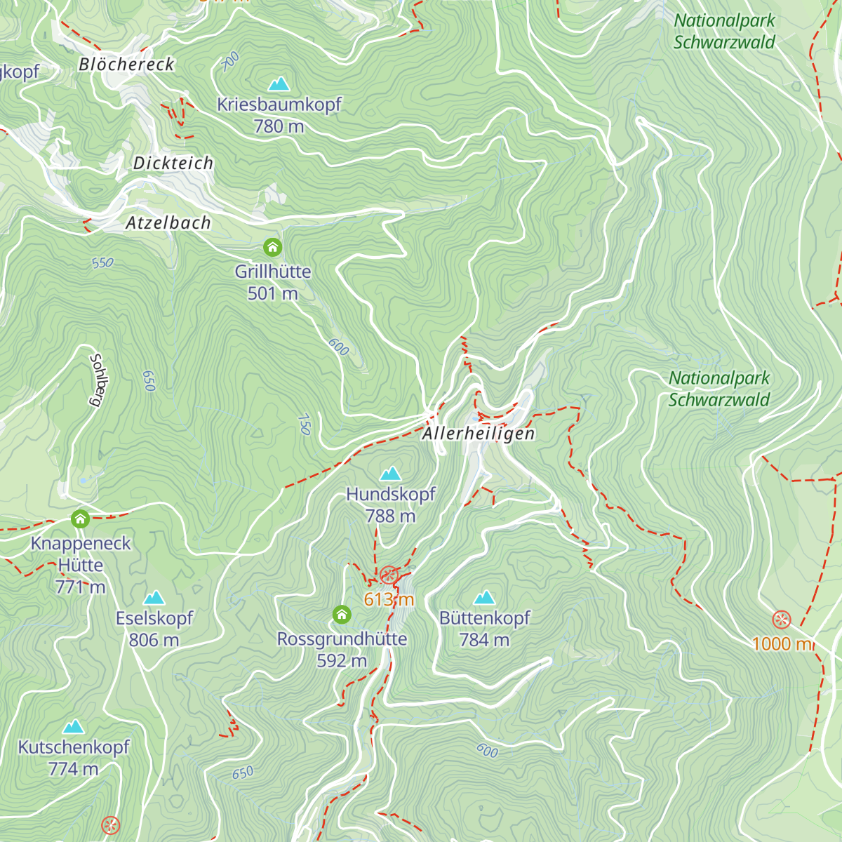 St. Ursula-Hütte map