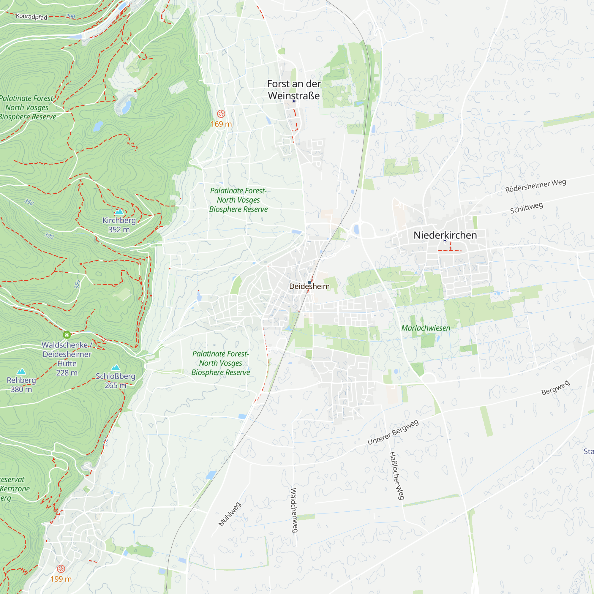 Tourist Information Deidesheim map