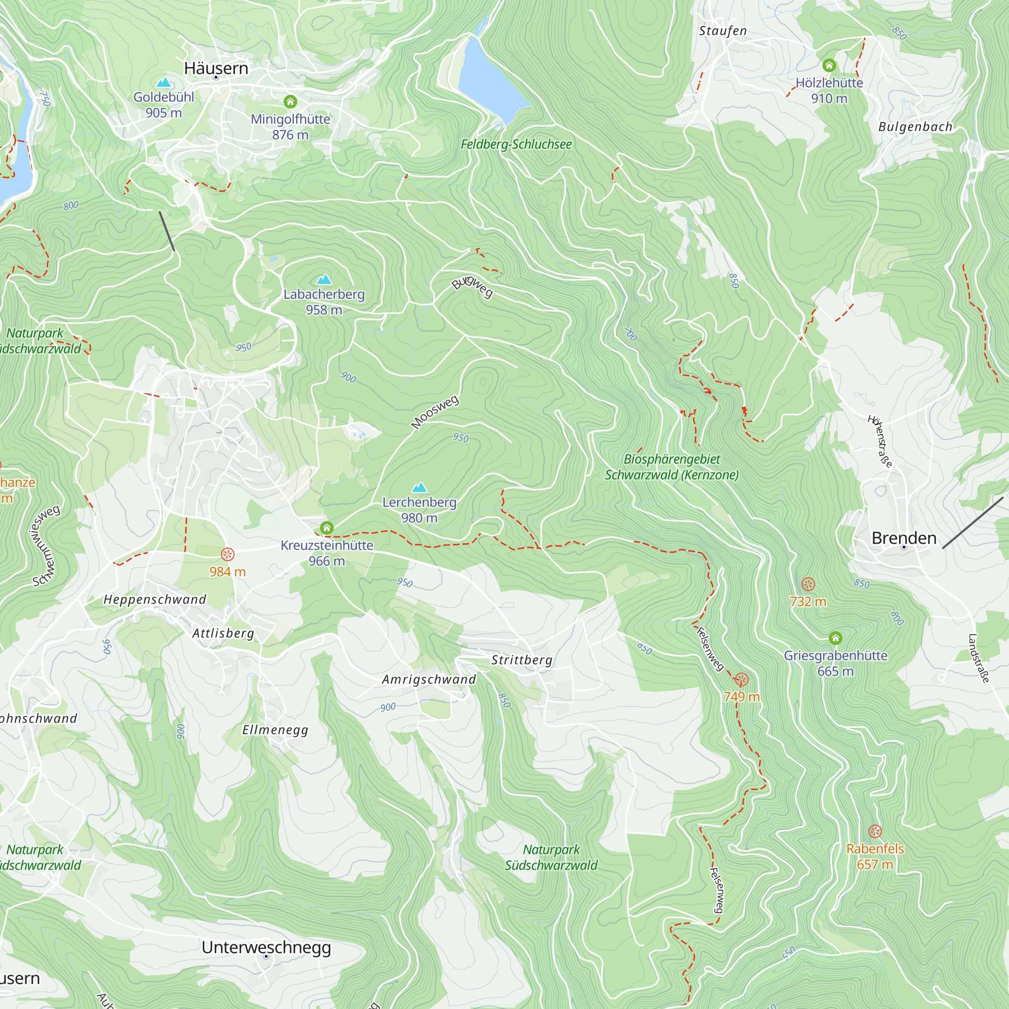 Lerchenberghütte map