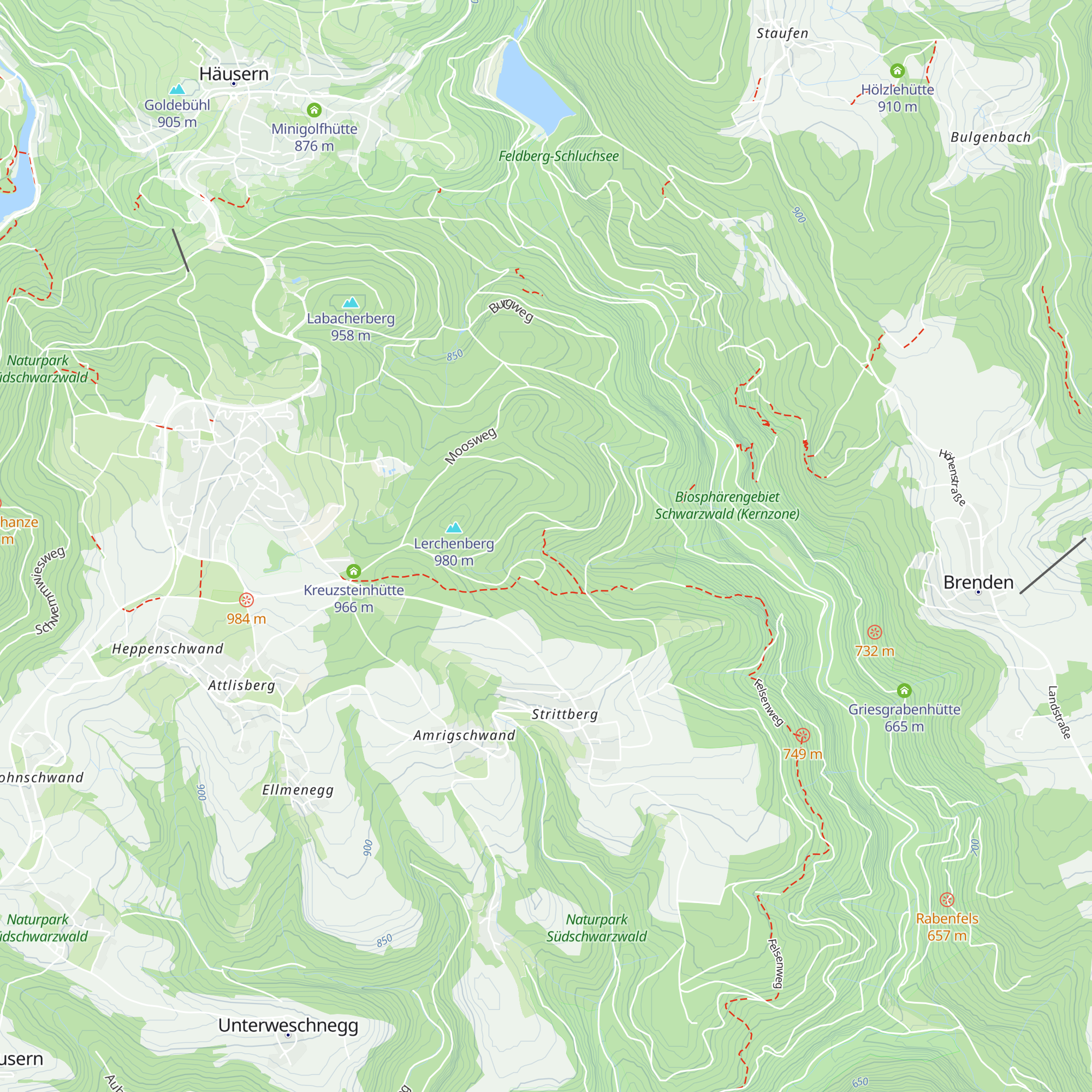 Lerchenberghütte map