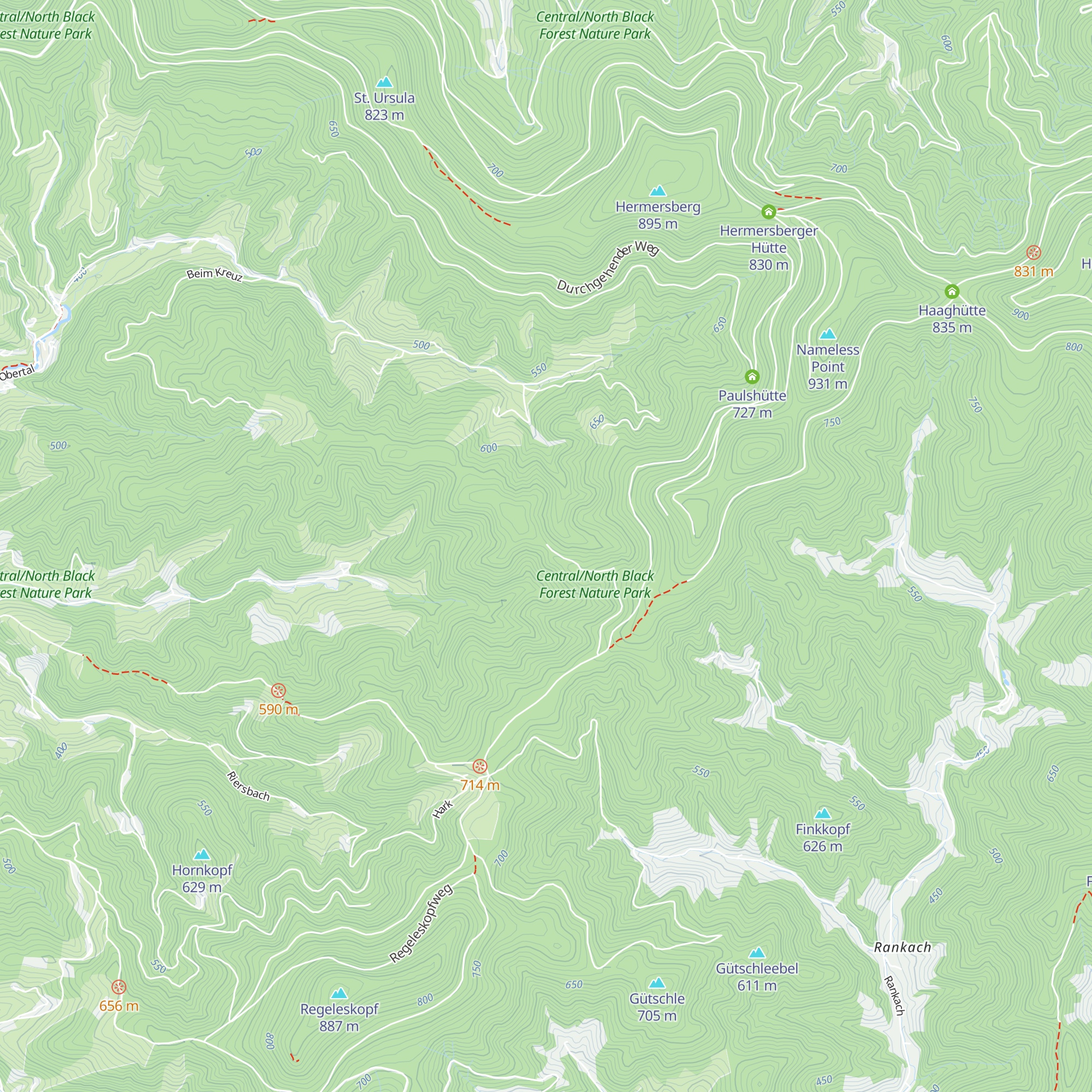 Hubertushütte map