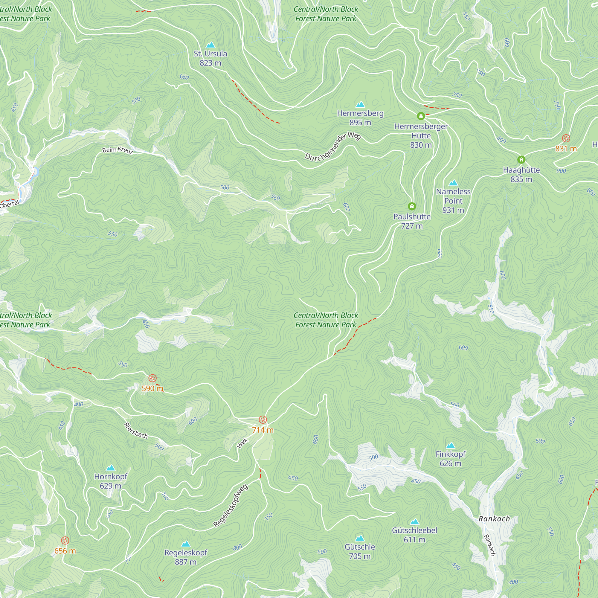 Hubertushütte map