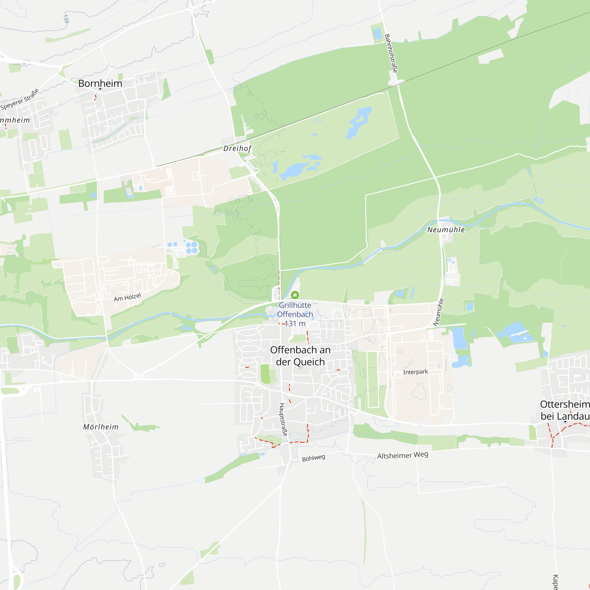 Grillhütte Offenbach map