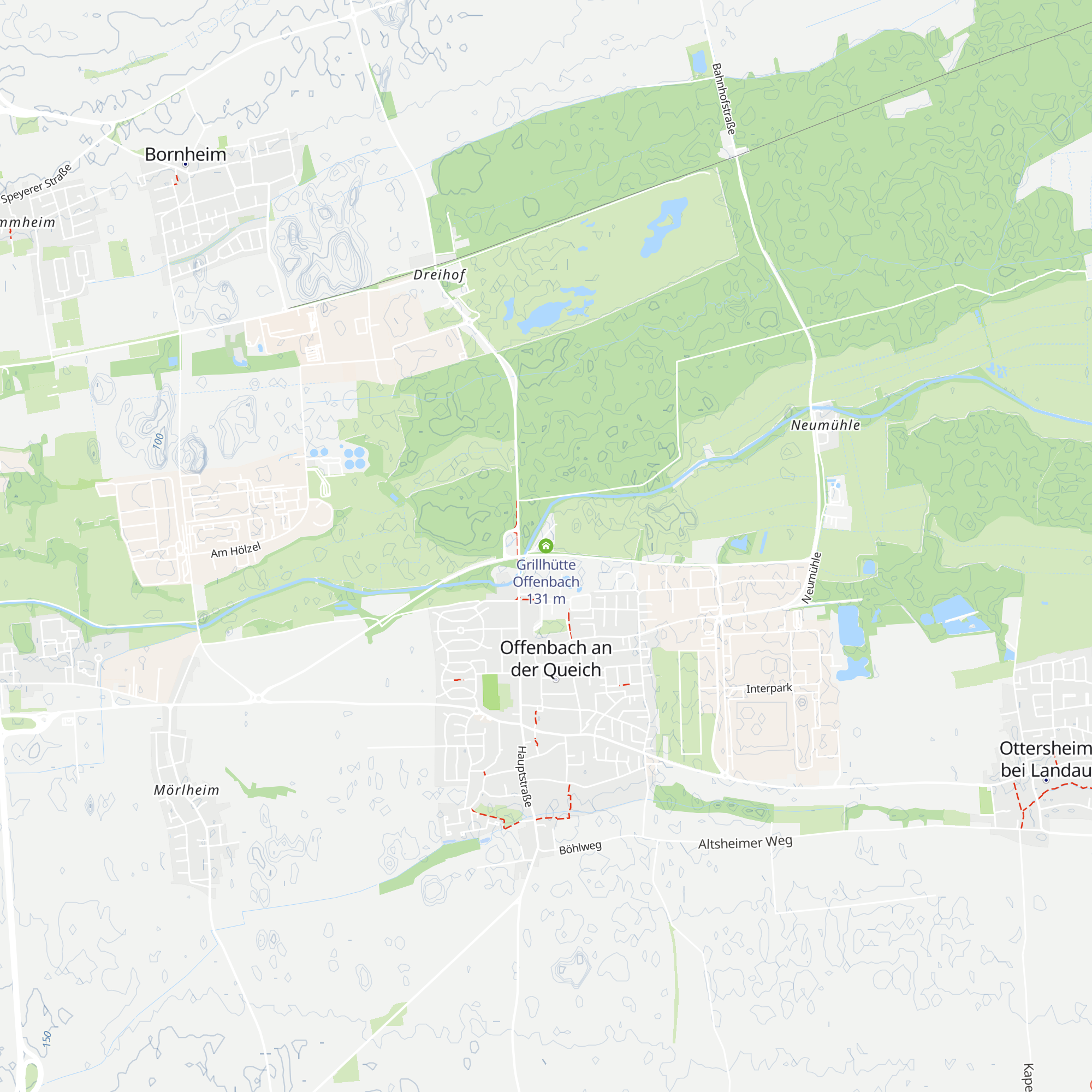 Grillhütte Offenbach map