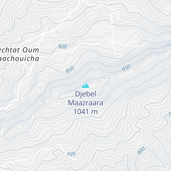 Map of Djebel Maazraara