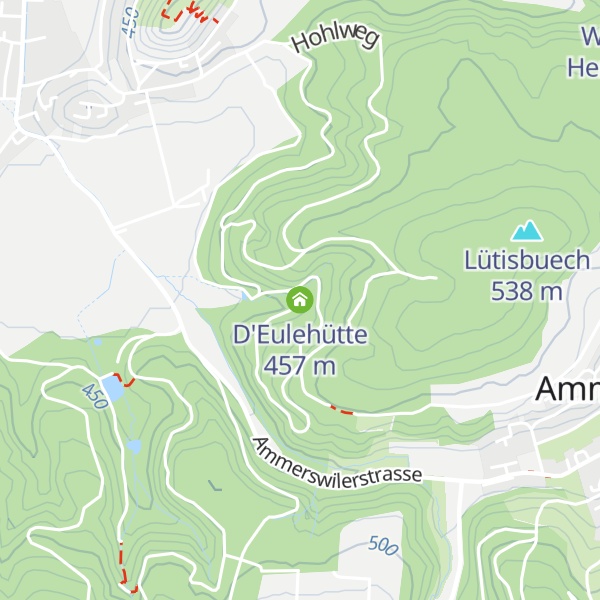 Map of D'Eulehütte