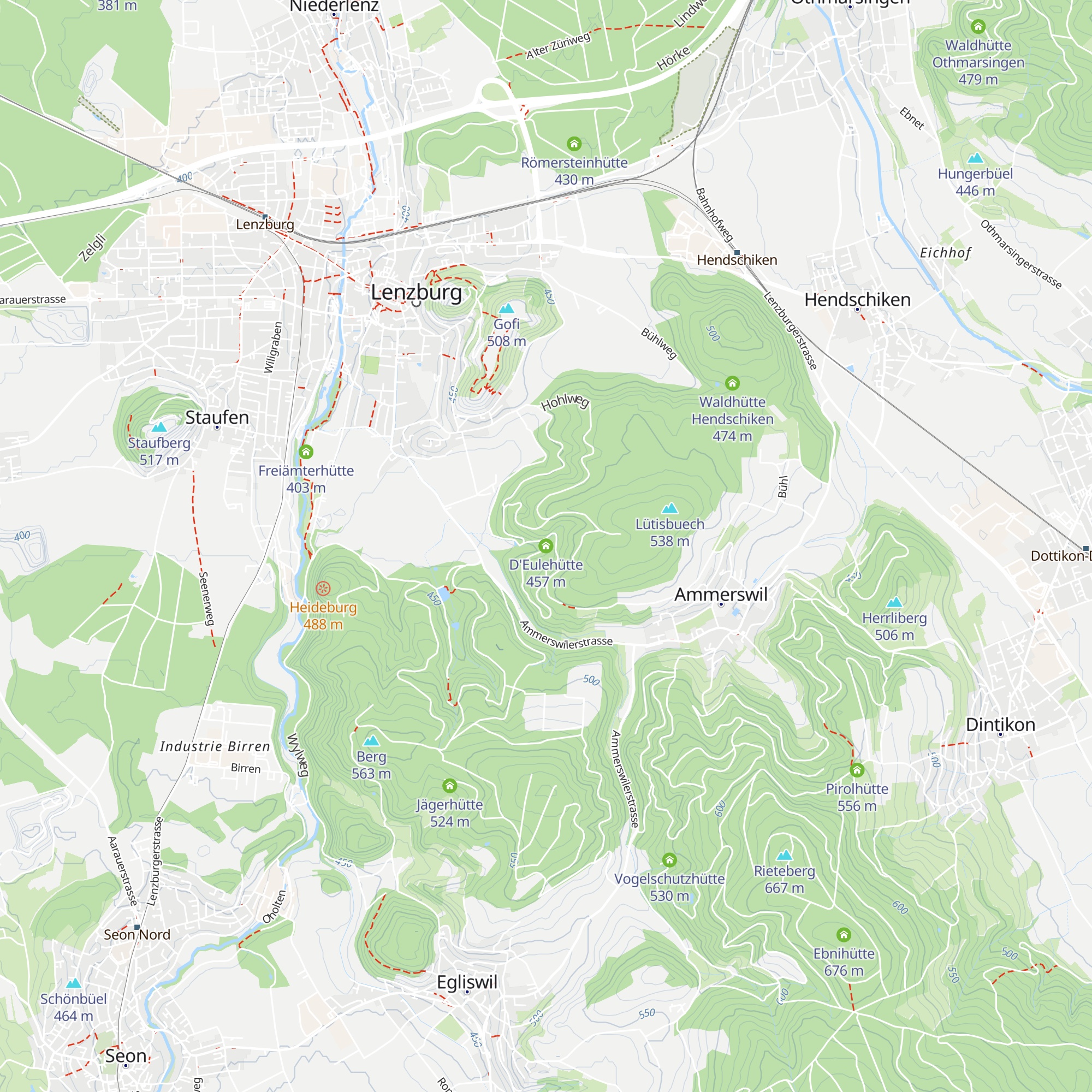 D'Eulehütte map
