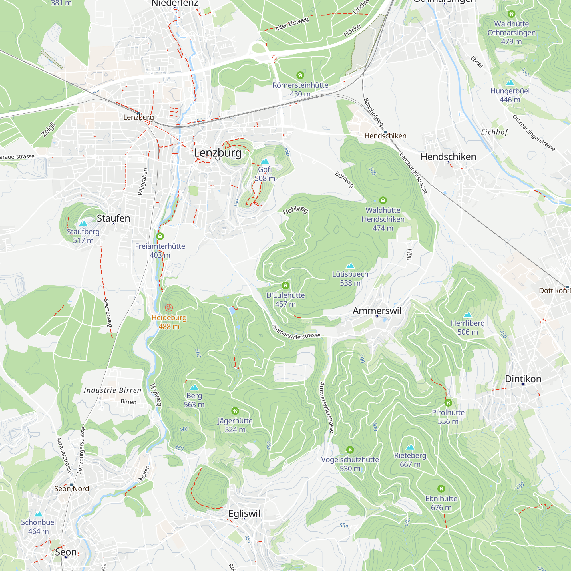 D'Eulehütte map
