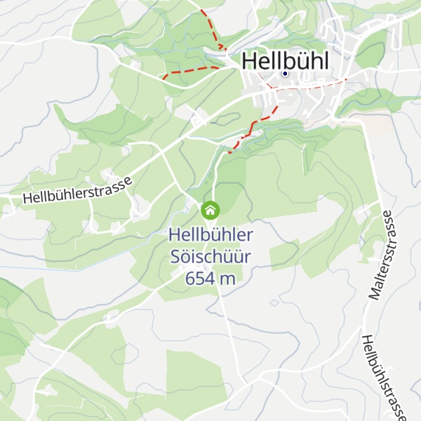 Map of Hellbühler Söischüür
