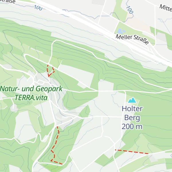 Map of Holter Hütte