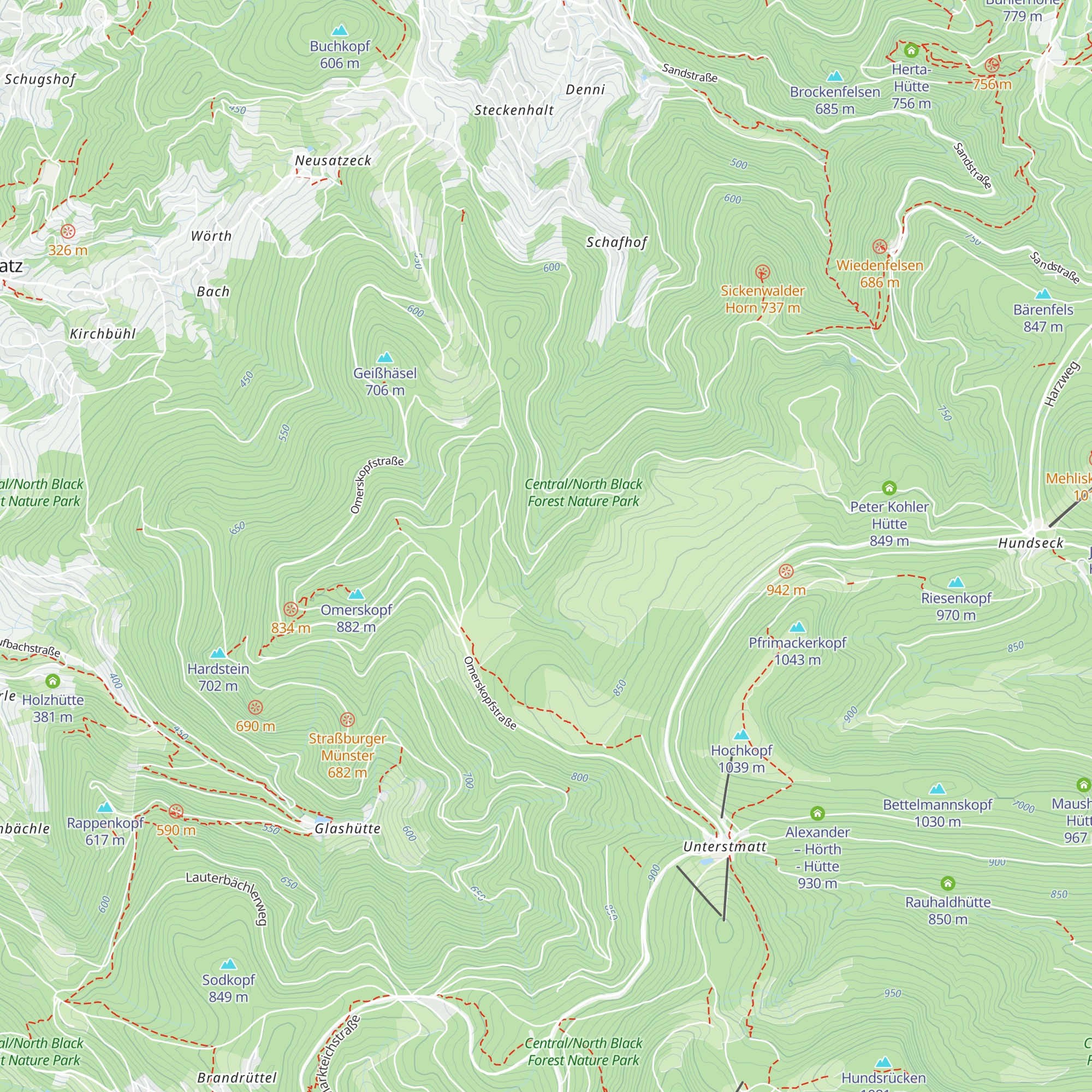 Kappler (Wald) Hütte map
