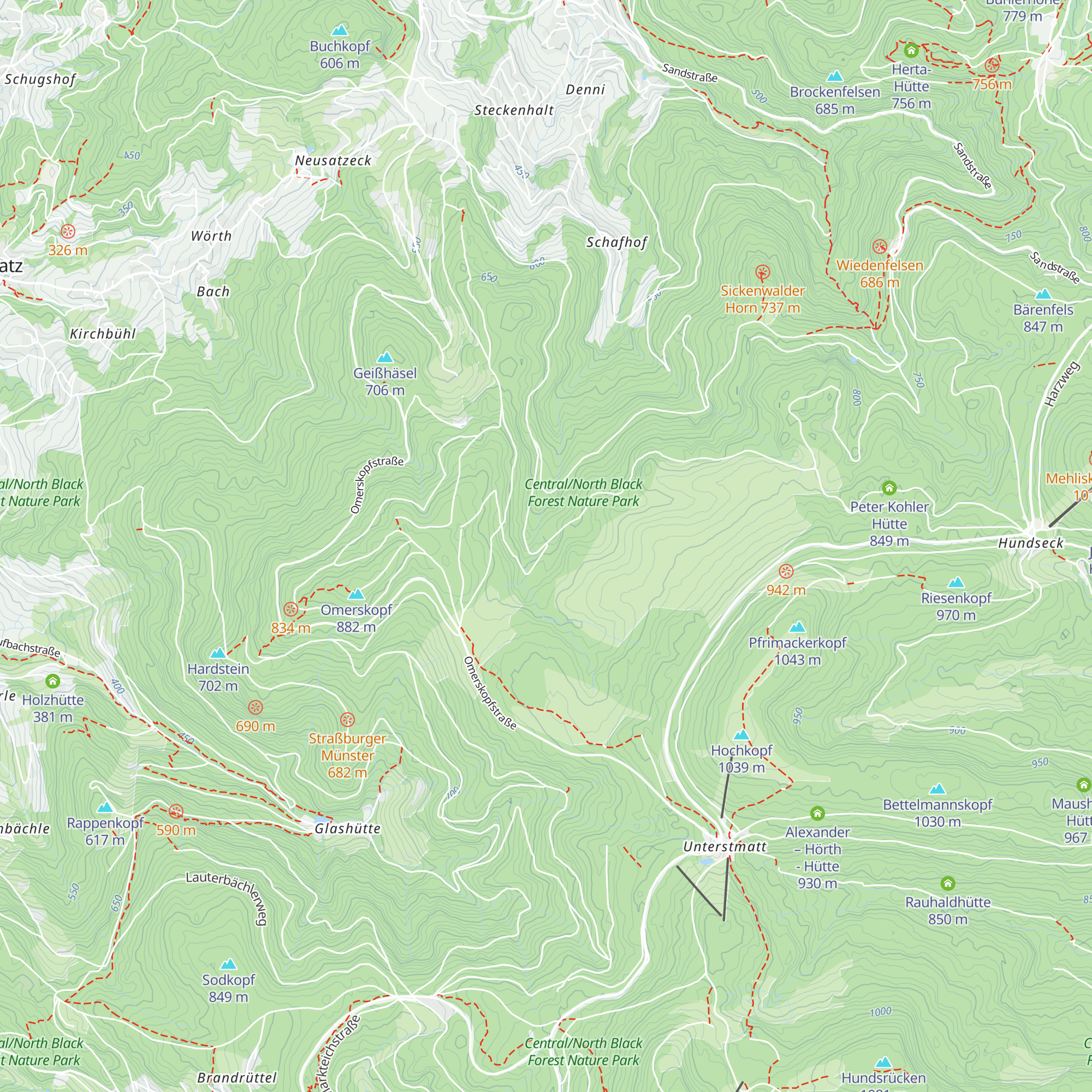 Kappler (Wald) Hütte map