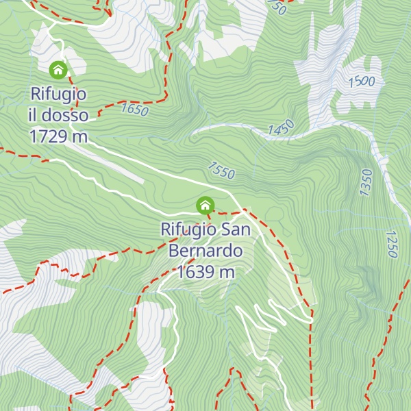 Map of Rifugio San Bernardo