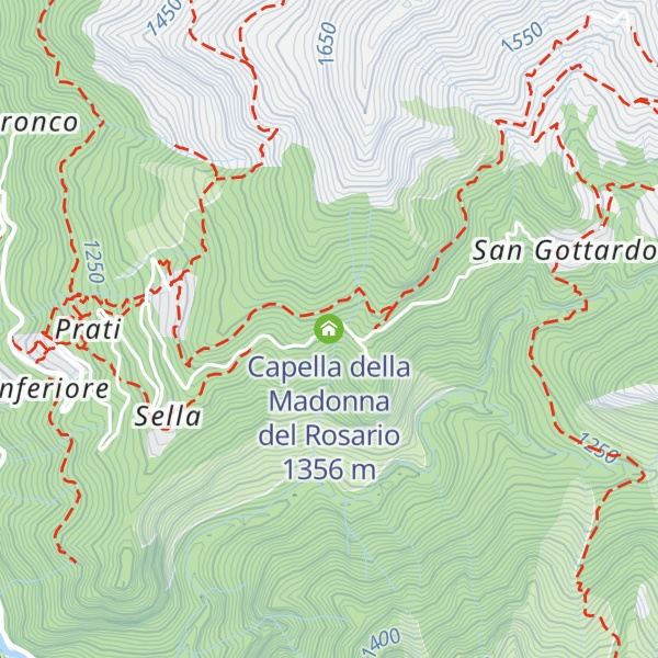 Map of Capella della Madonna del Rosario