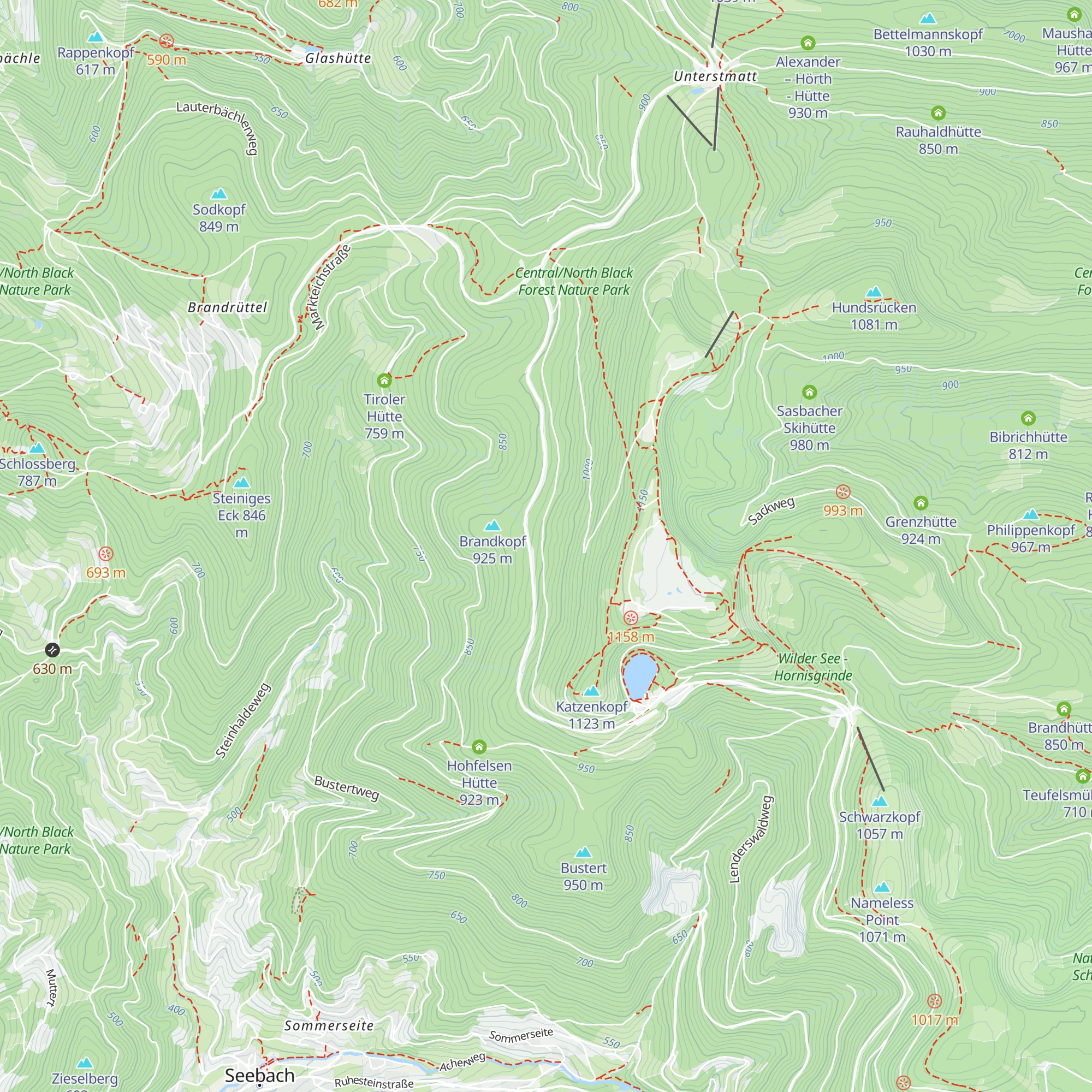 Markwaldhütte map