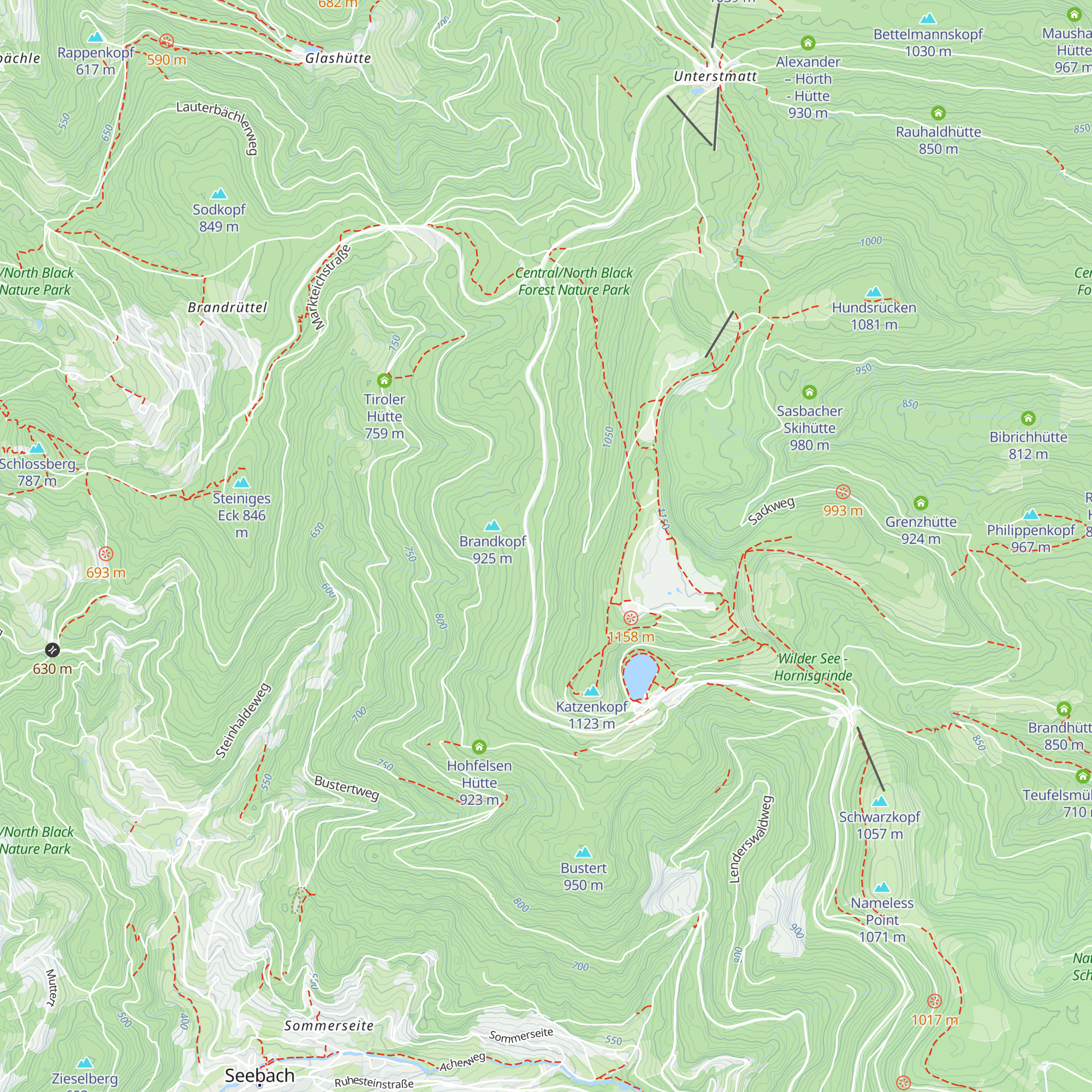Markwaldhütte map