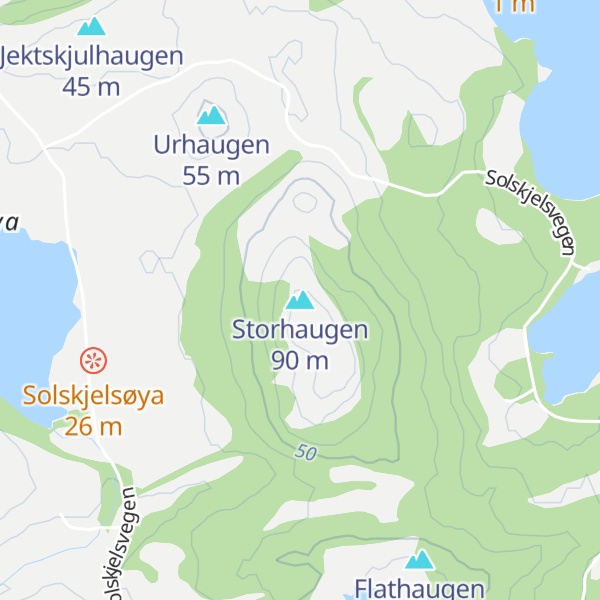 Map of Storhaugen