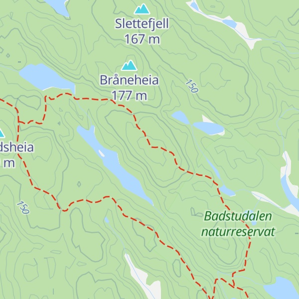 Map of Sjøhei