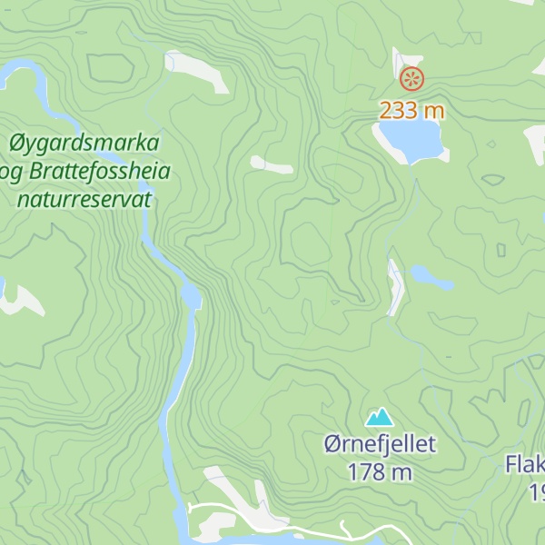 Map of Kjerrgråliane