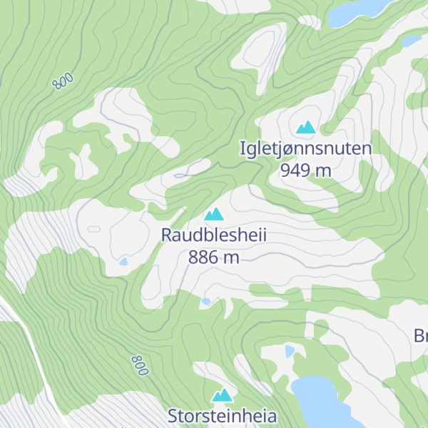 Map of Raudblesheii