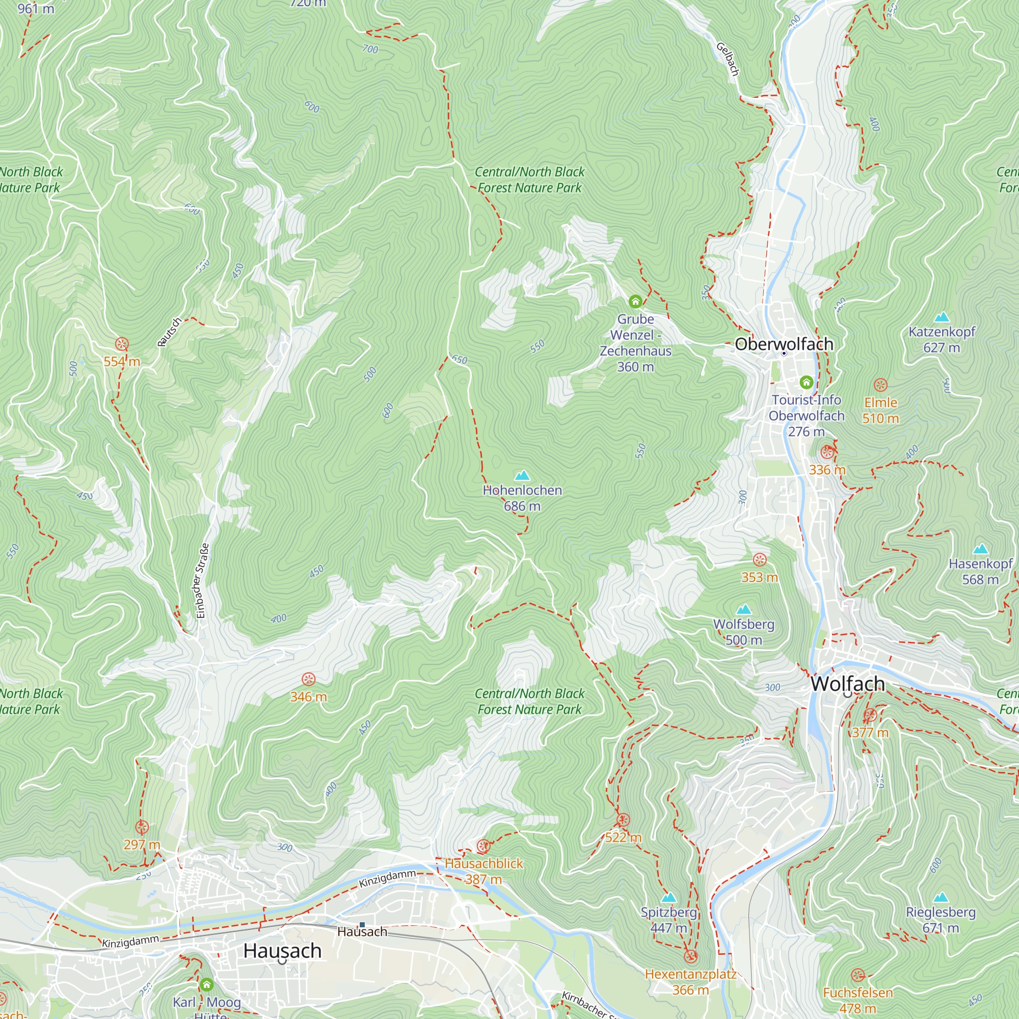 Hohenlochenhütte map