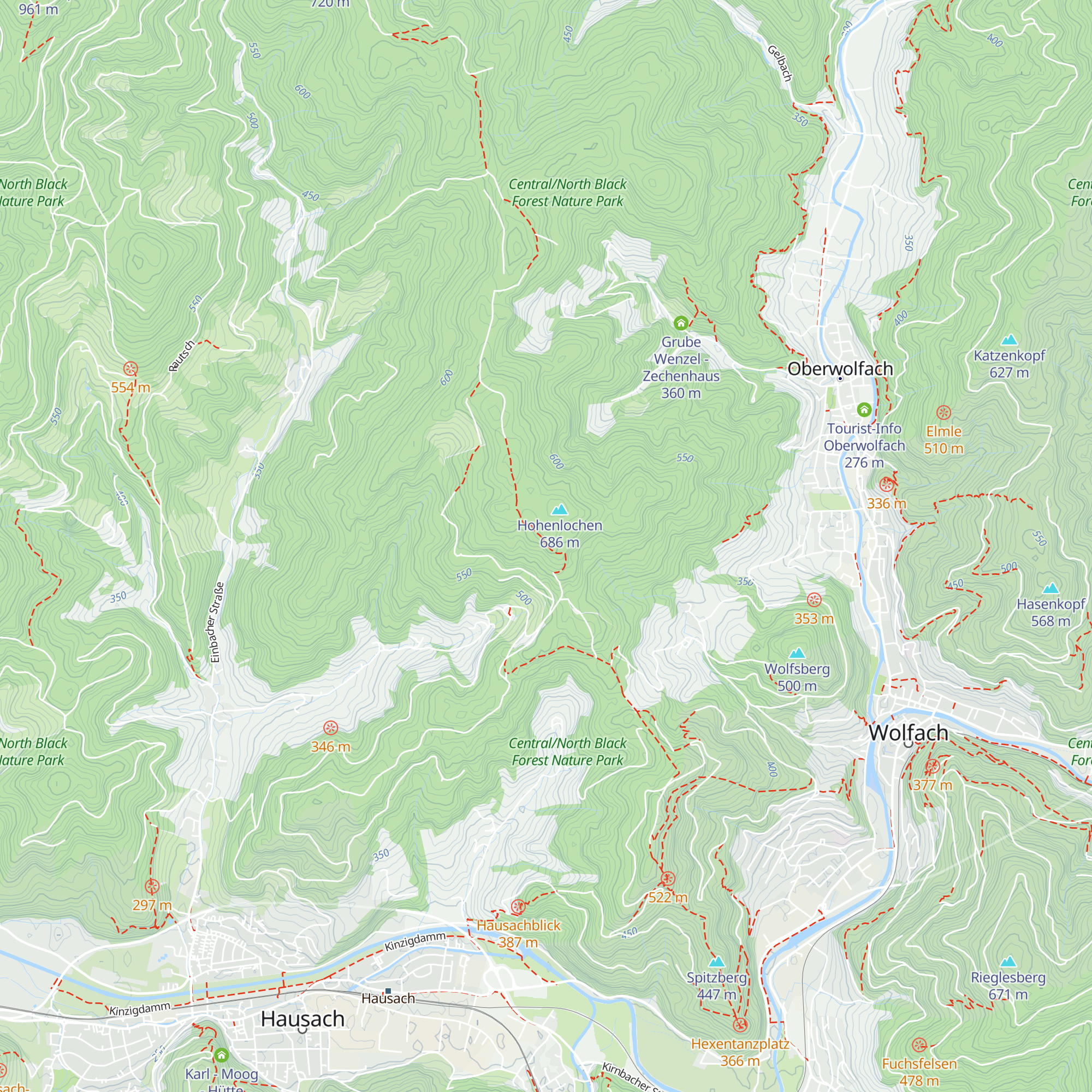 Hohenlochenhütte map