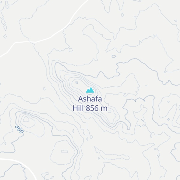 Map of Ashafa Hill