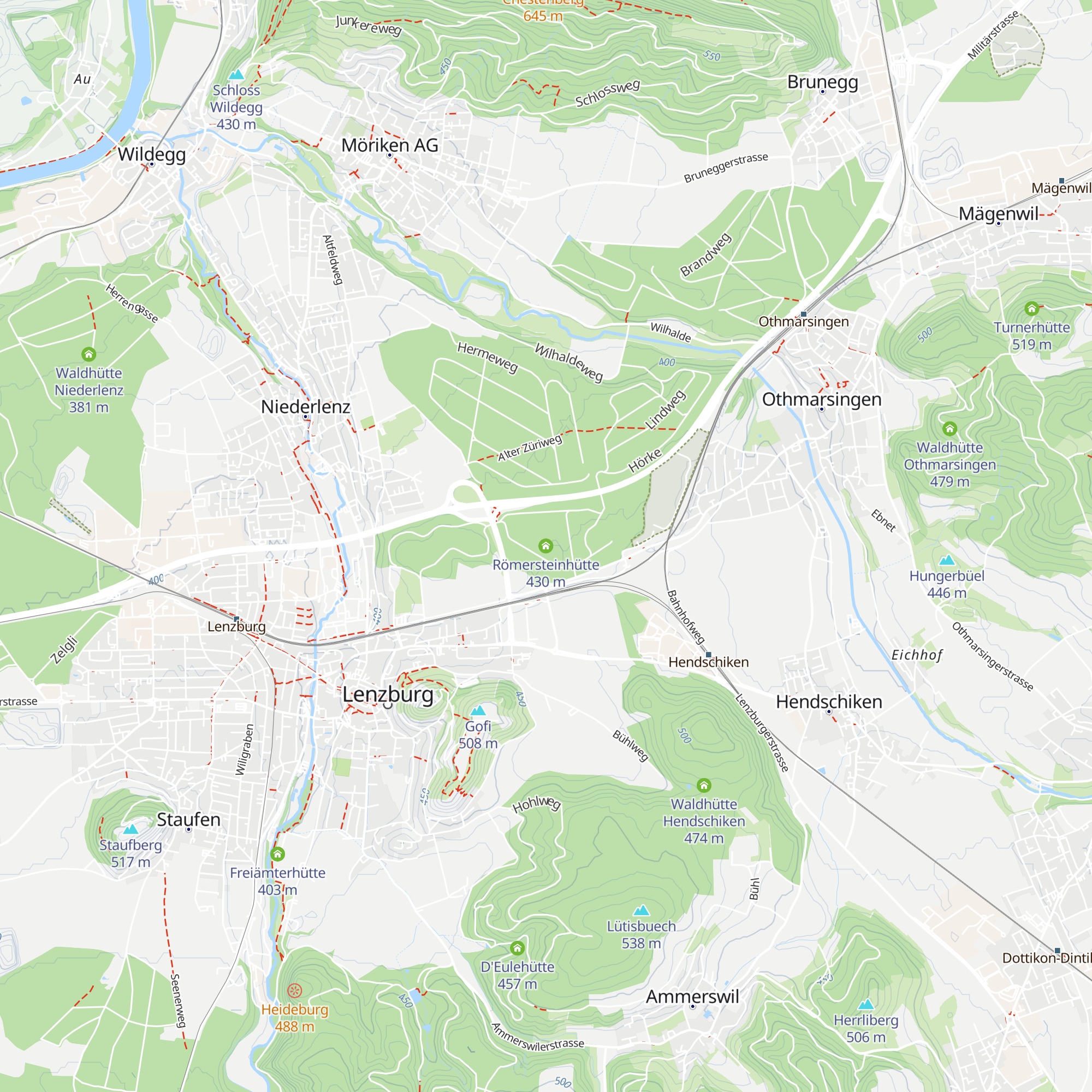 Römersteinhütte map