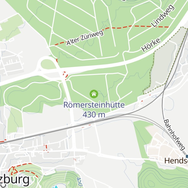 Map of Römersteinhütte