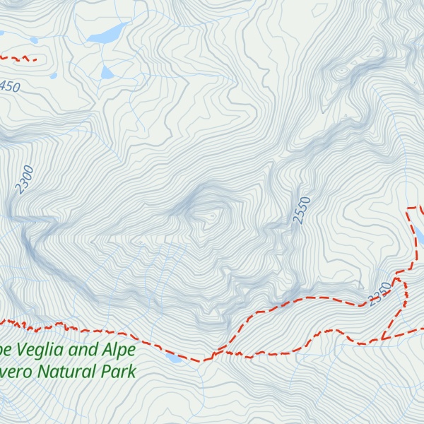 Map of Pizzo Moro