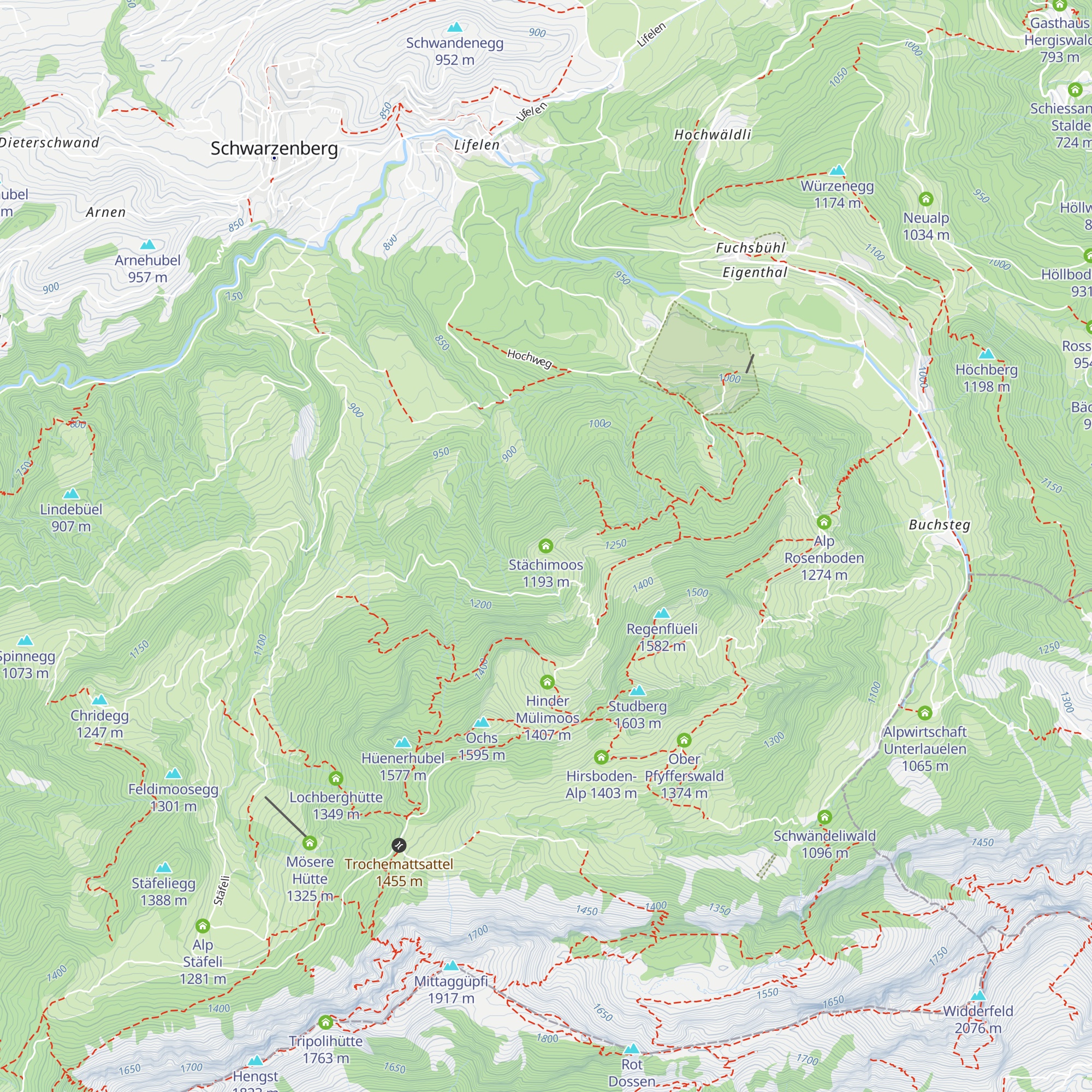 Stächimoos map