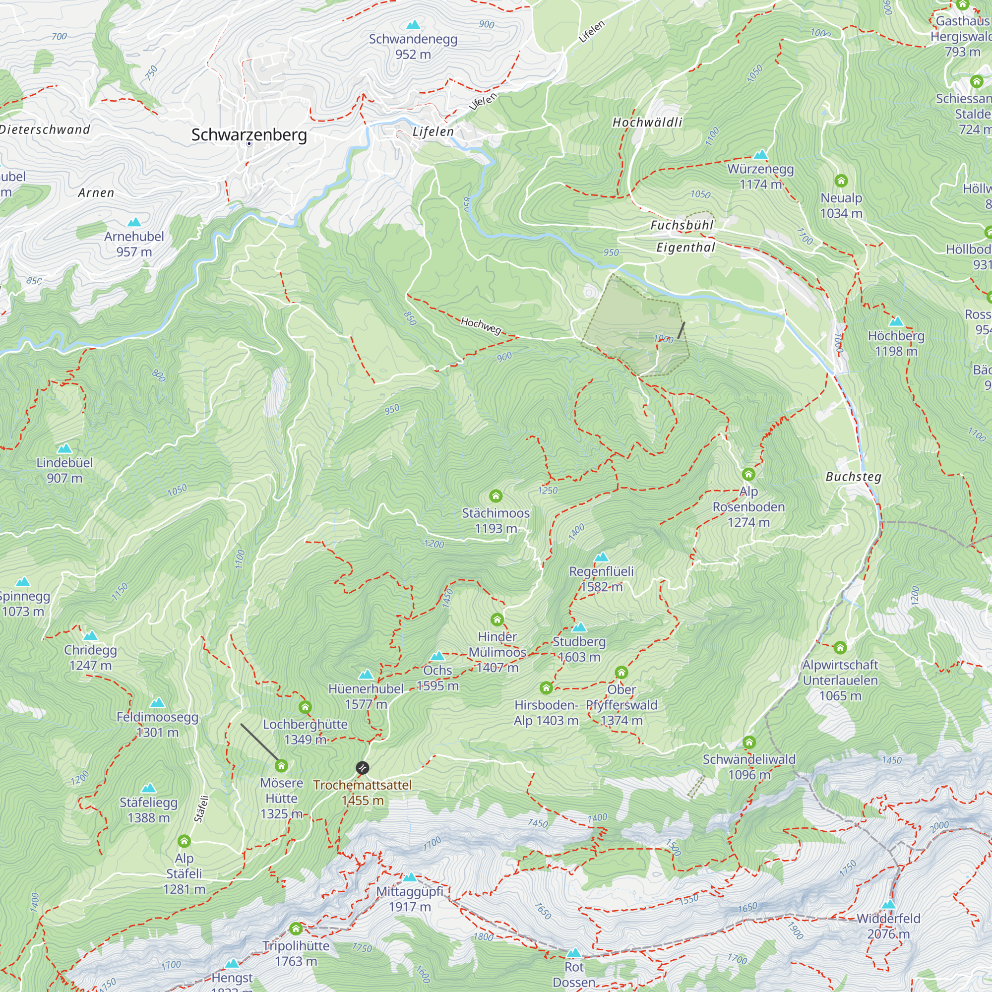 Stächimoos map