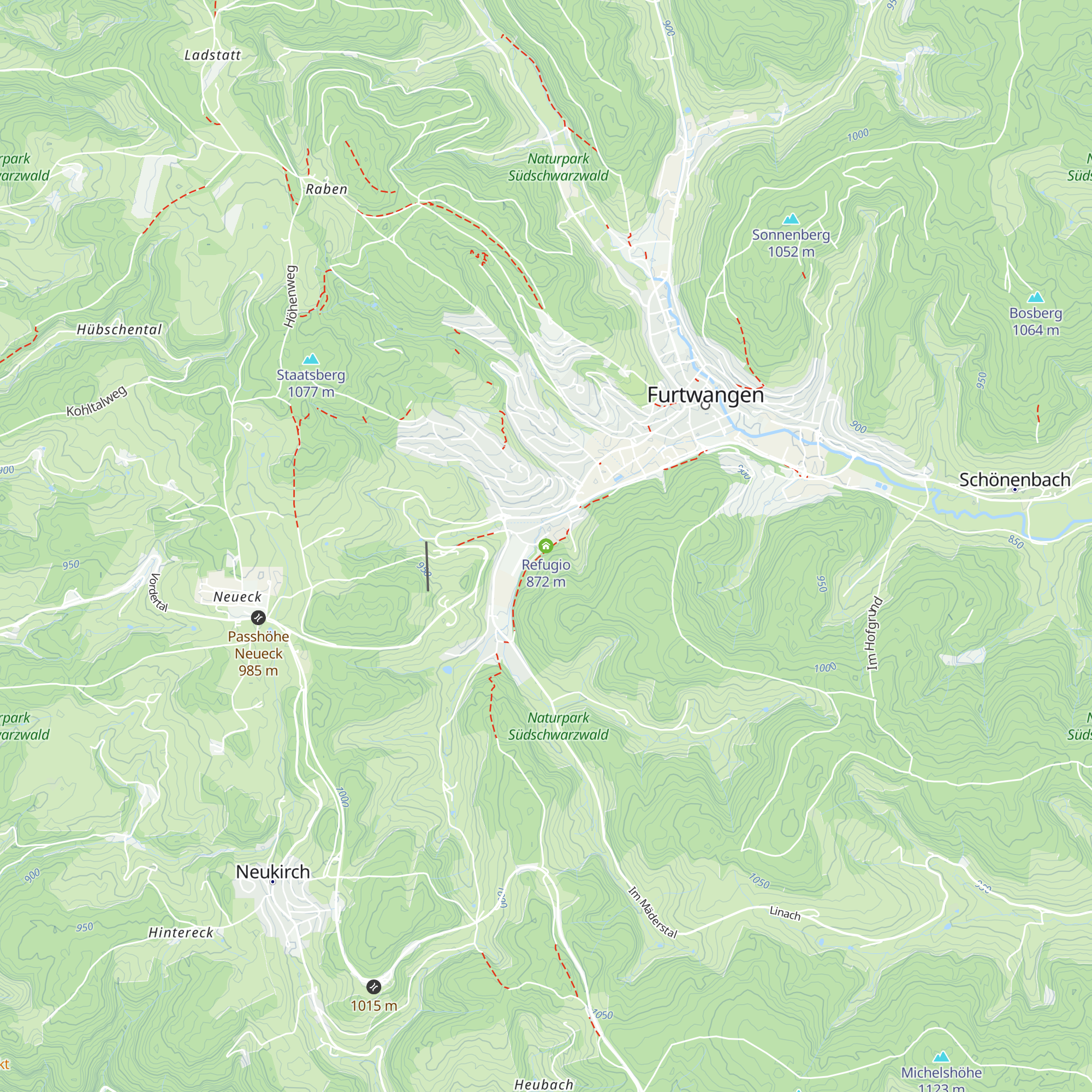 Refugio map